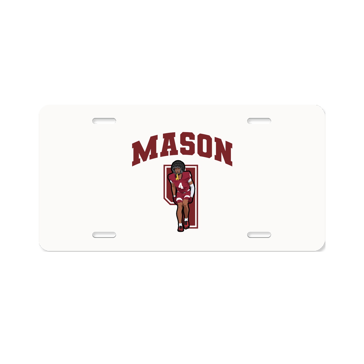 License Plate — Number in Classic