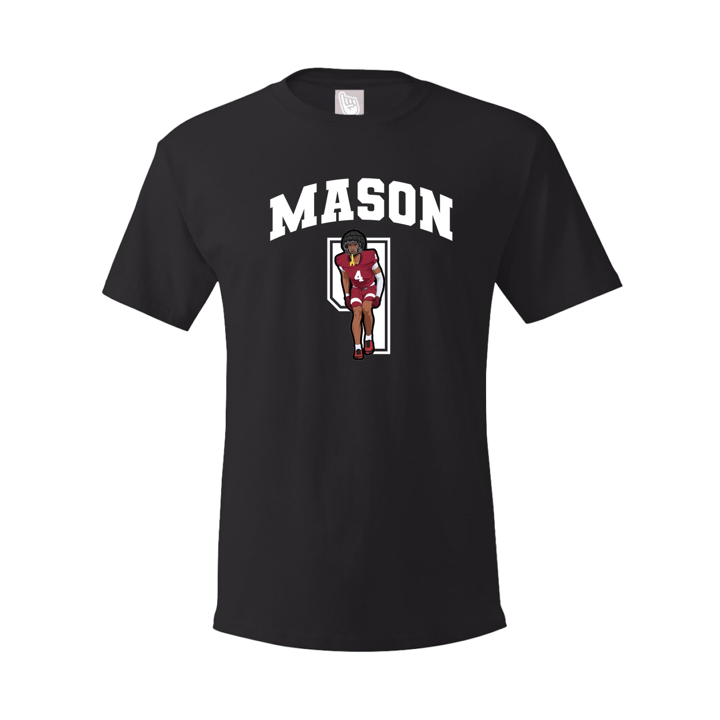 Youth Tee — Number in Black