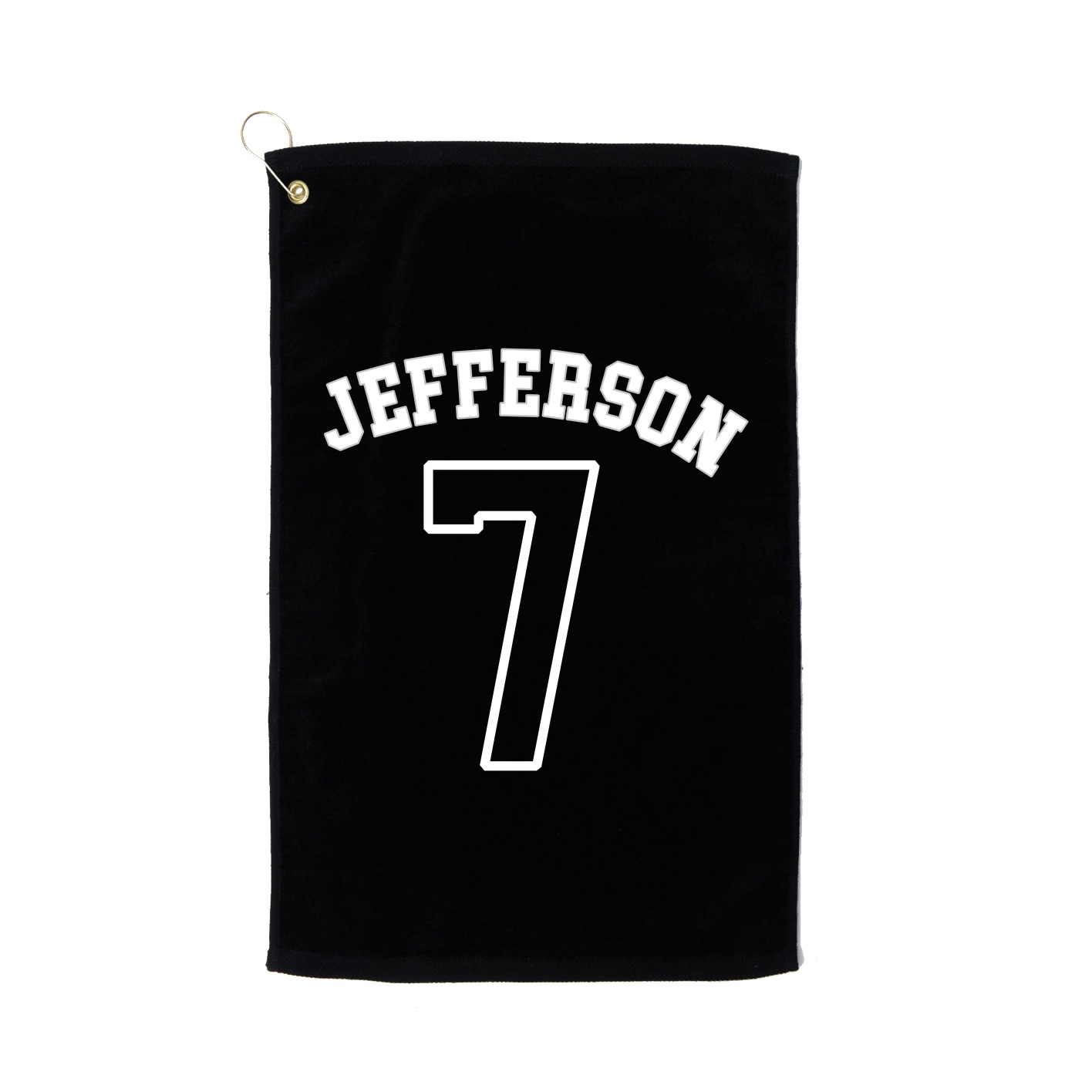 Golf Towel — Shirsey Arch in Black