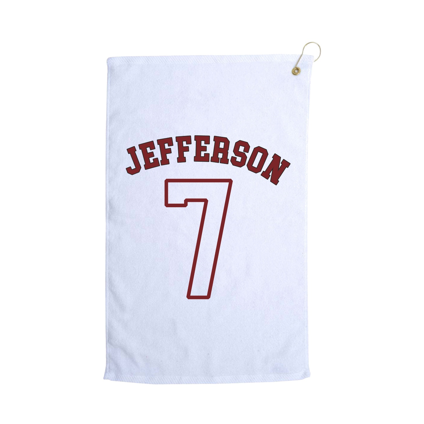 Golf Towel — Shirsey Arch in White