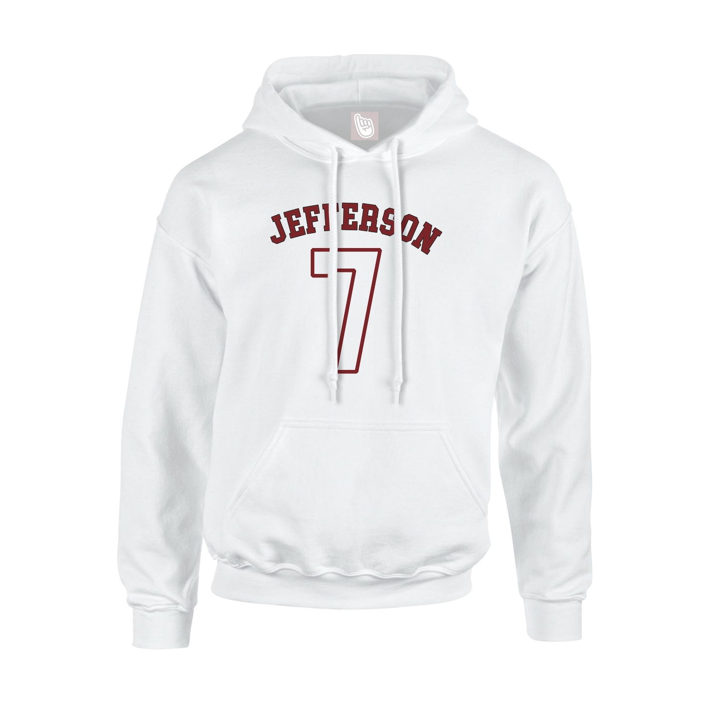 Hoodie — Shirsey Arch in White