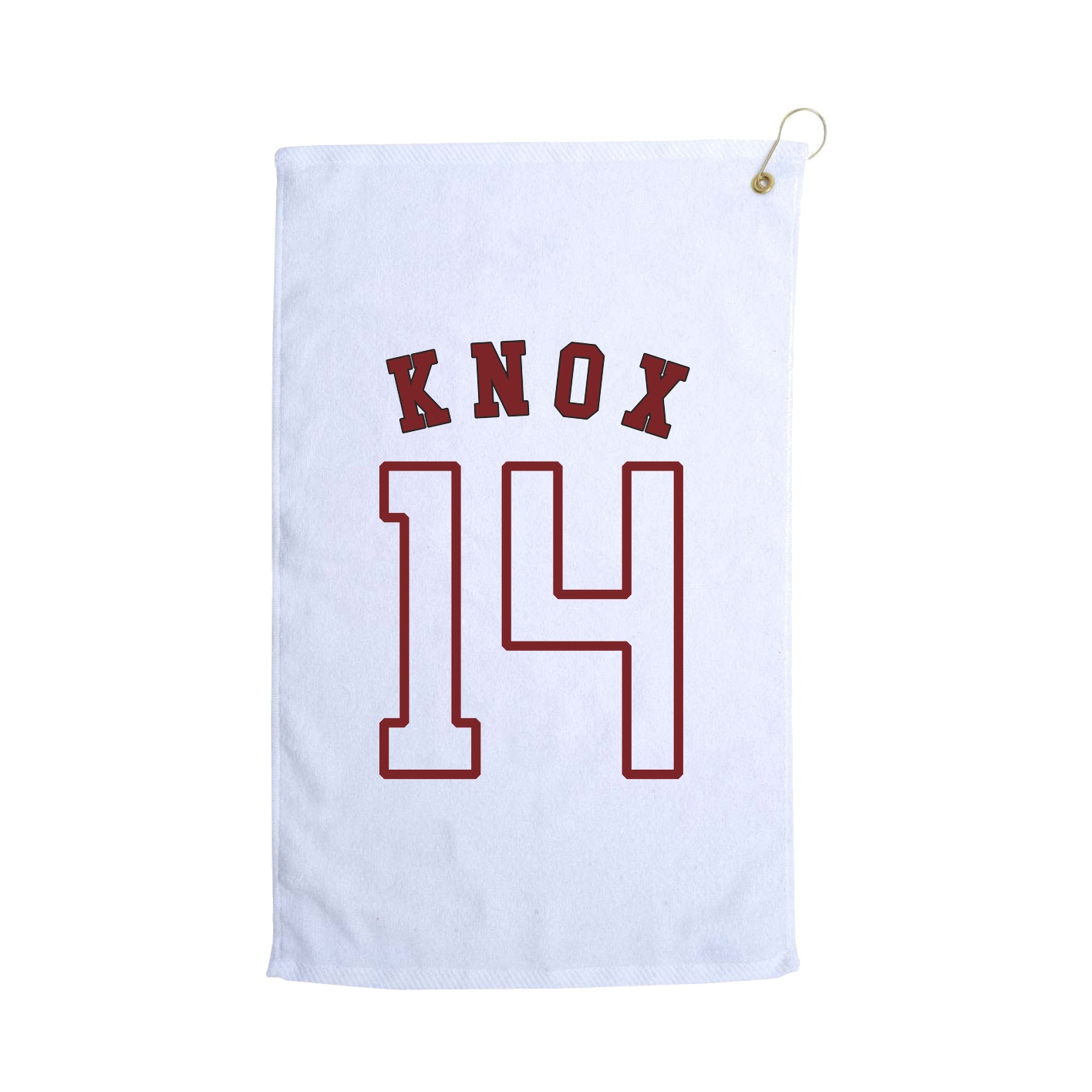 Golf Towel — Shirsey Arch in White