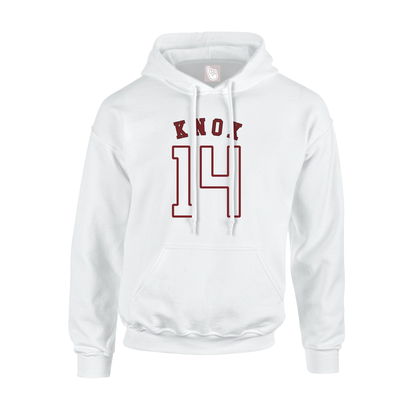 Youth Hoodie — Shirsey Arch in White
