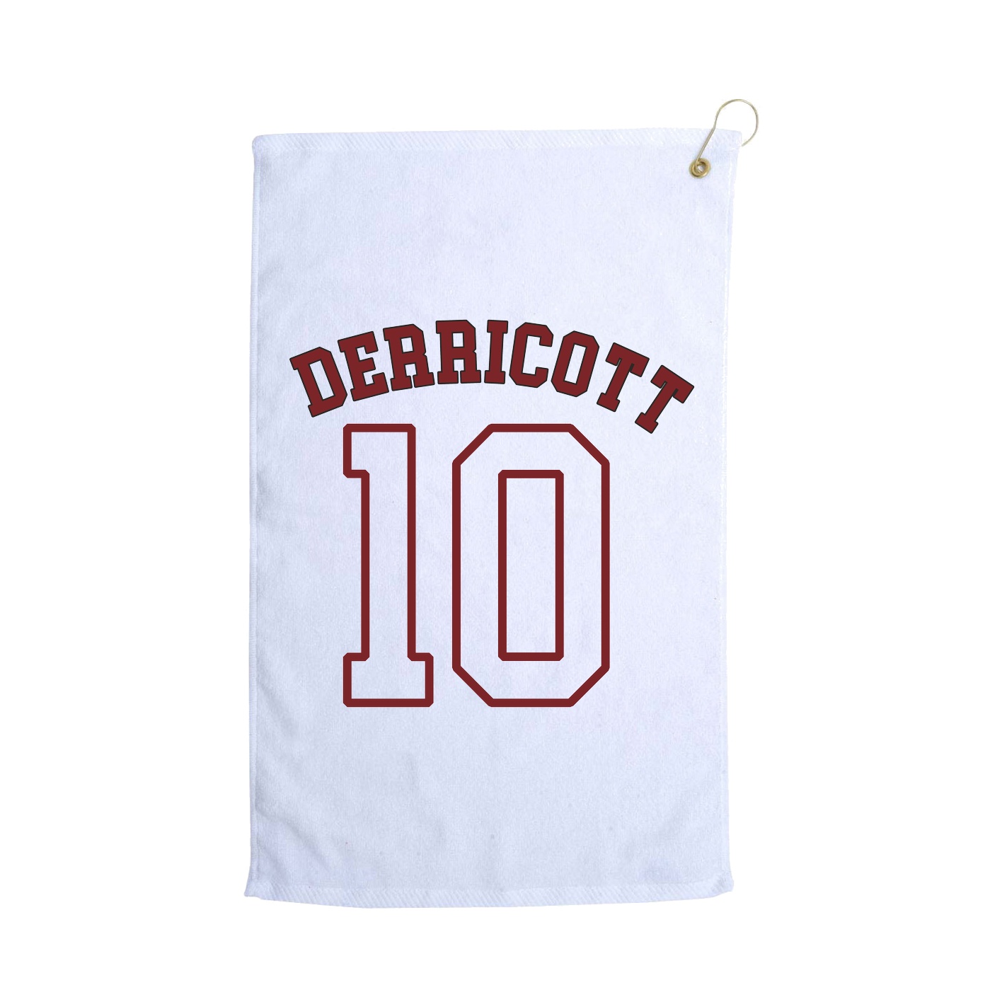 Golf Towel — Shirsey Arch in White