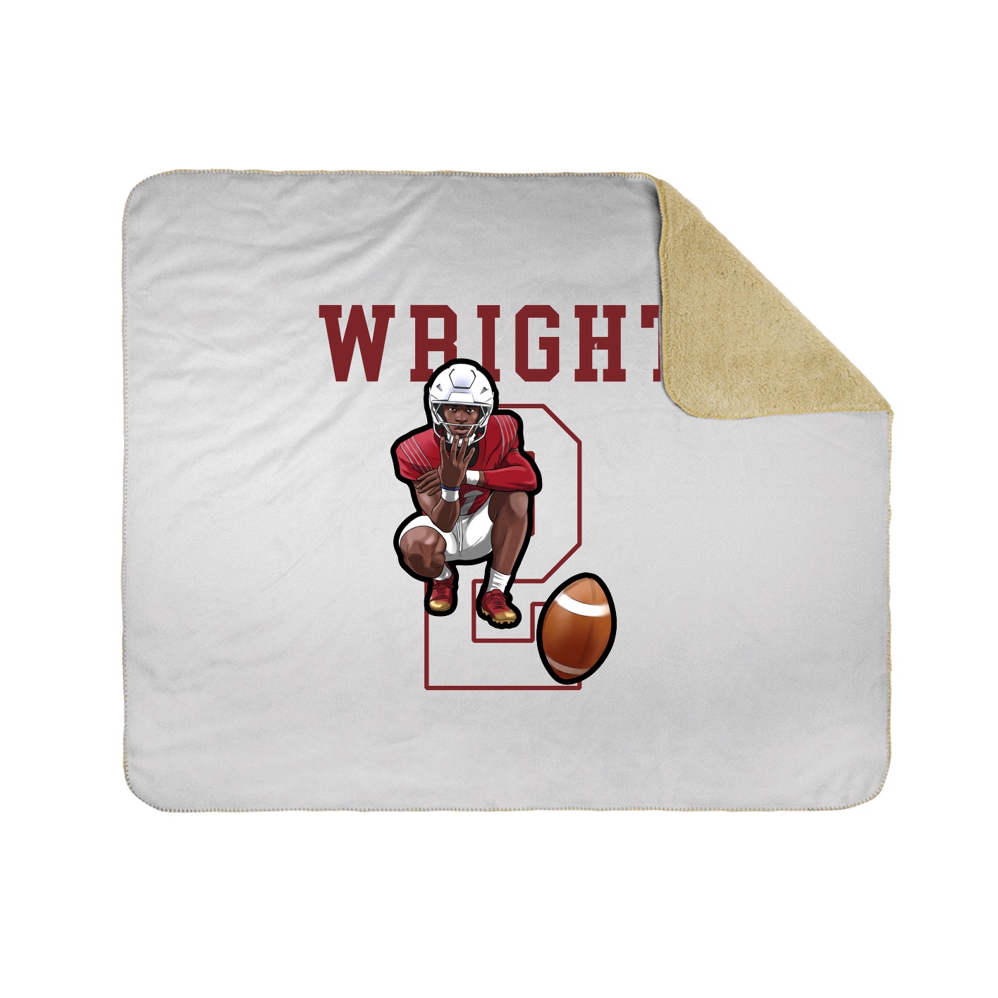 50x60 Sherpa Lined Throw Blanket