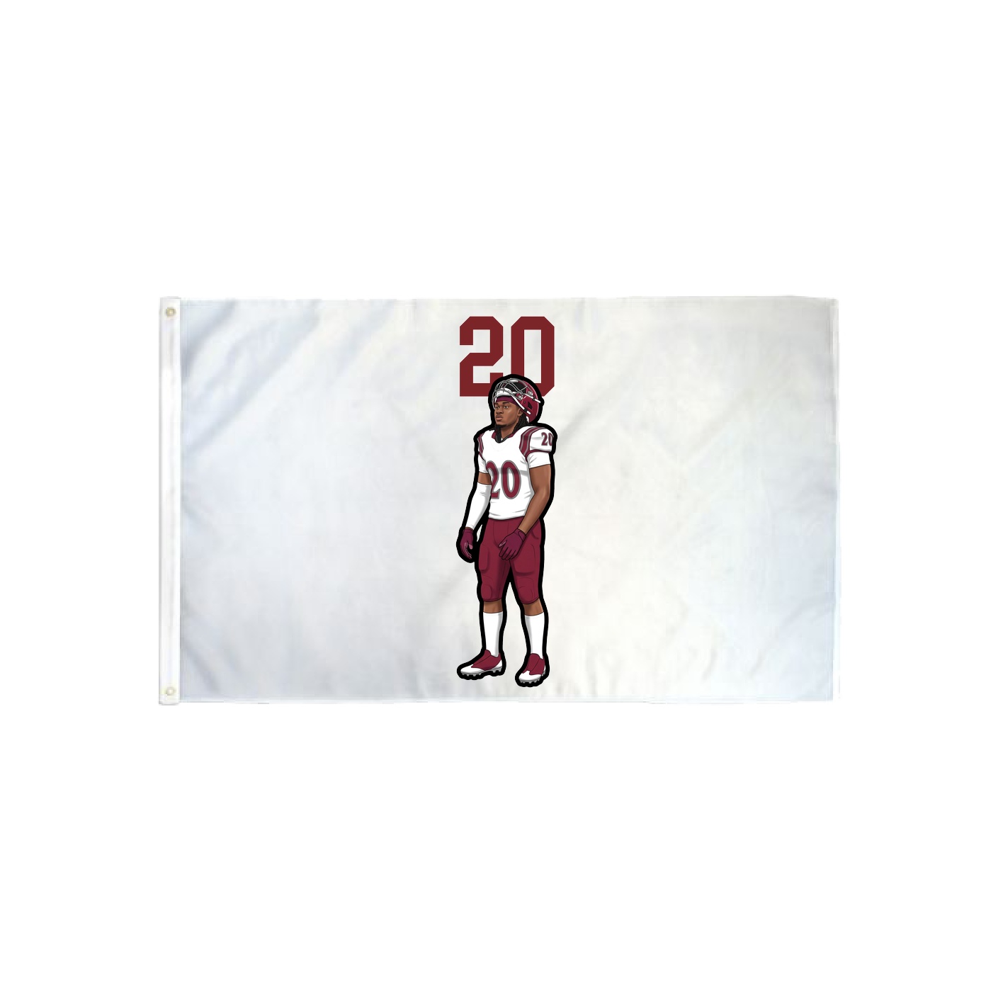 3x5 Flag — Number Top in Classic