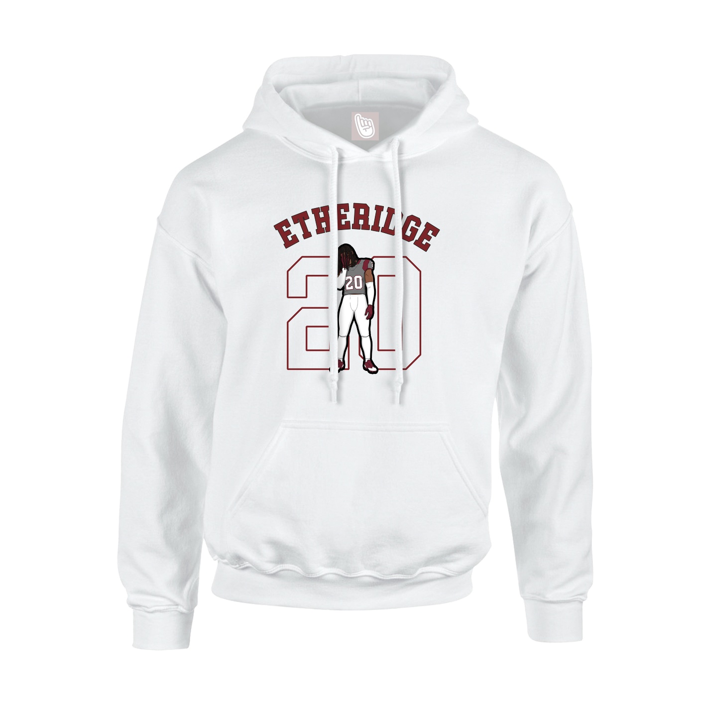 Youth Hoodie — Shirsey Arch in White