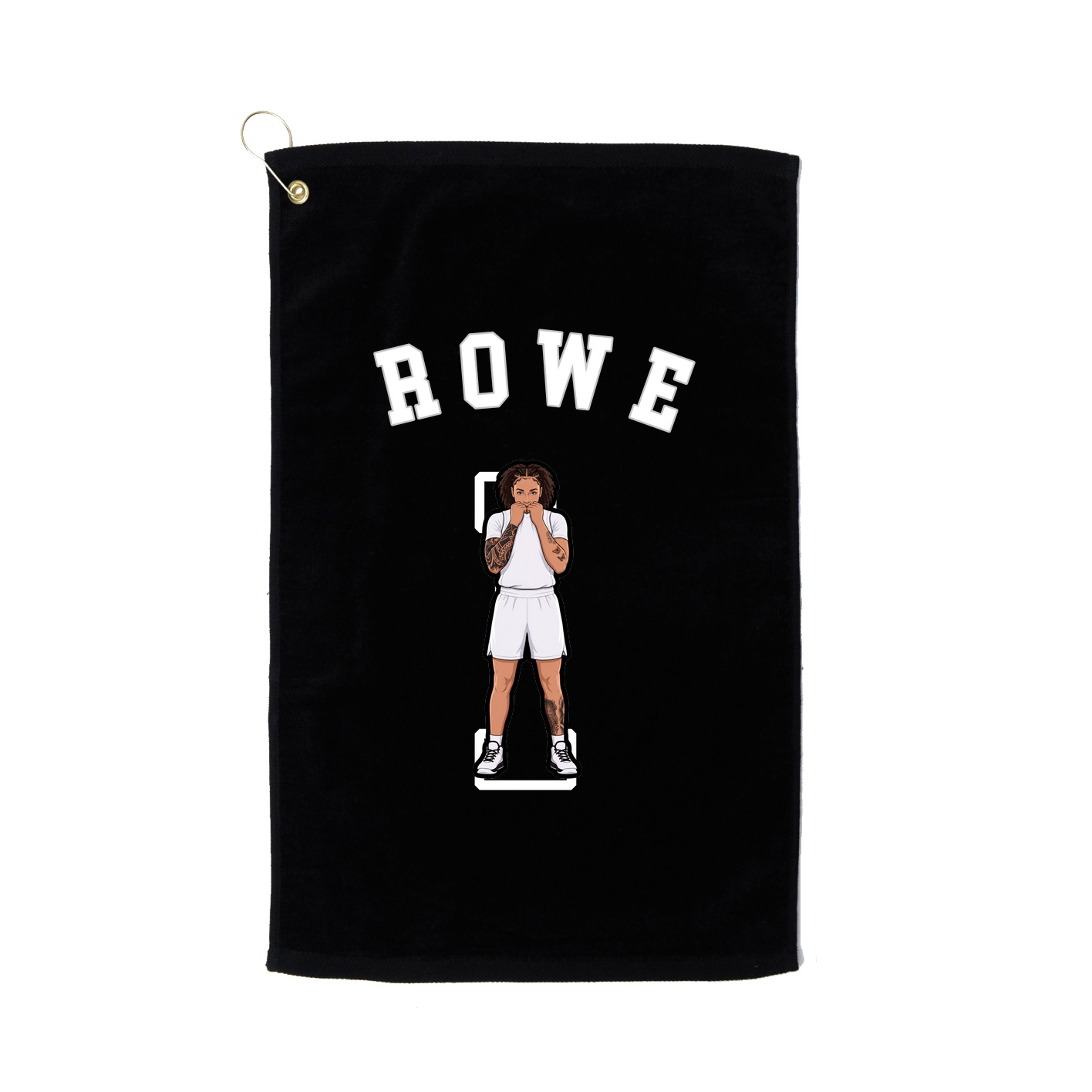 Golf Towel — Shirsey Arch in Black