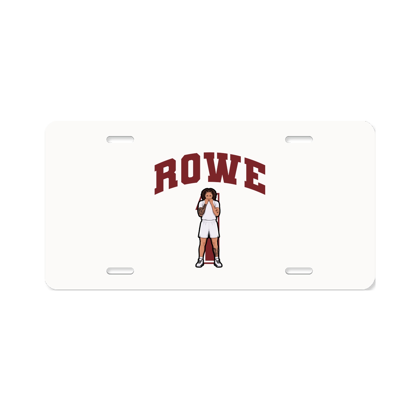License Plate — Number in Classic