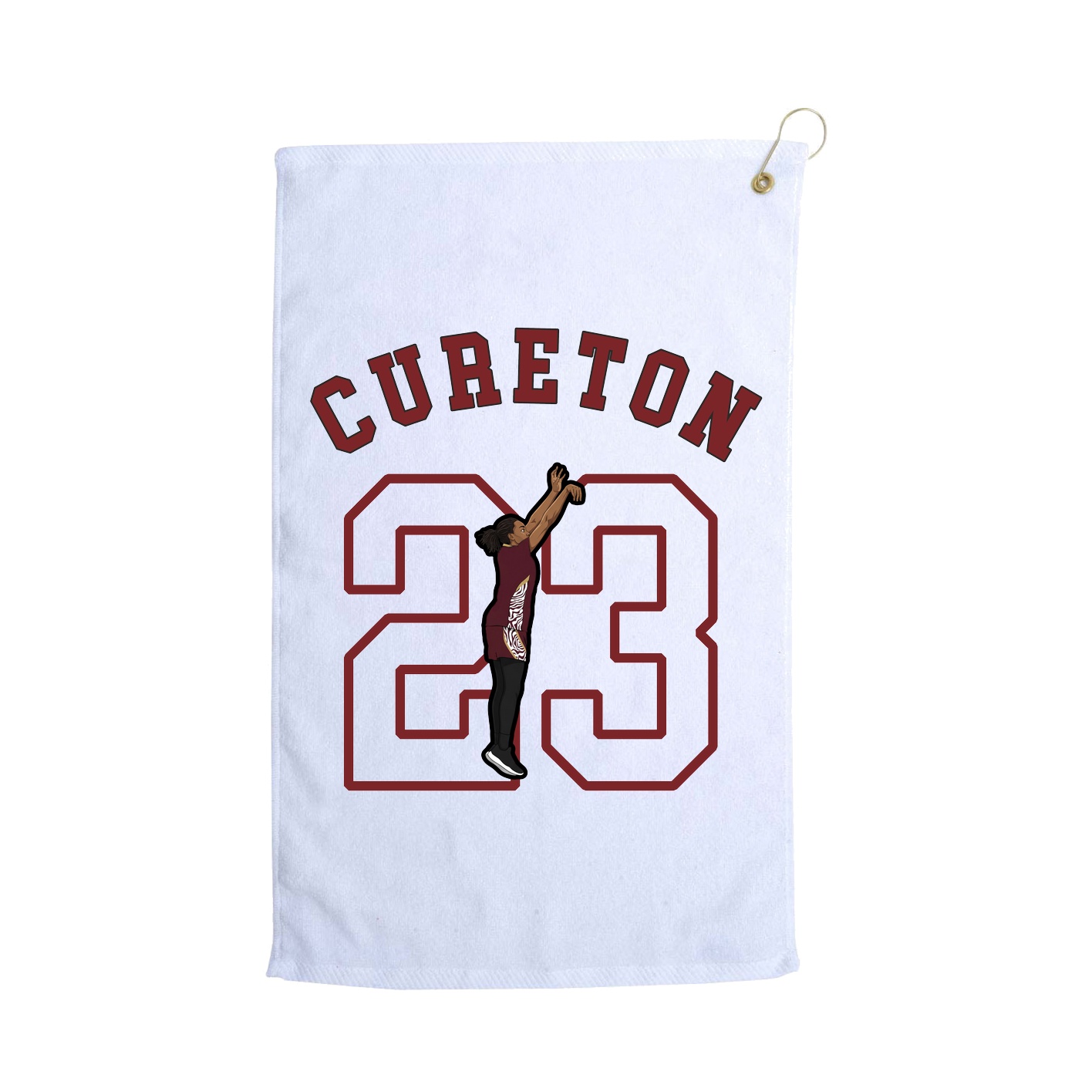 Golf Towel — Shirsey Arch in White