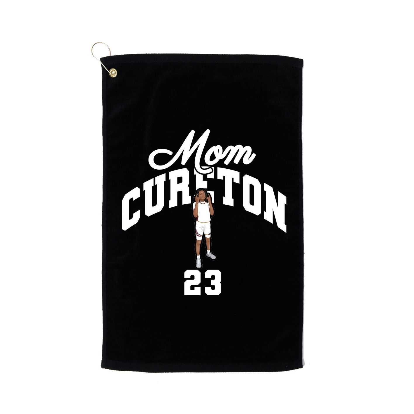 Golf Towel — Mothers Day Arch in Black