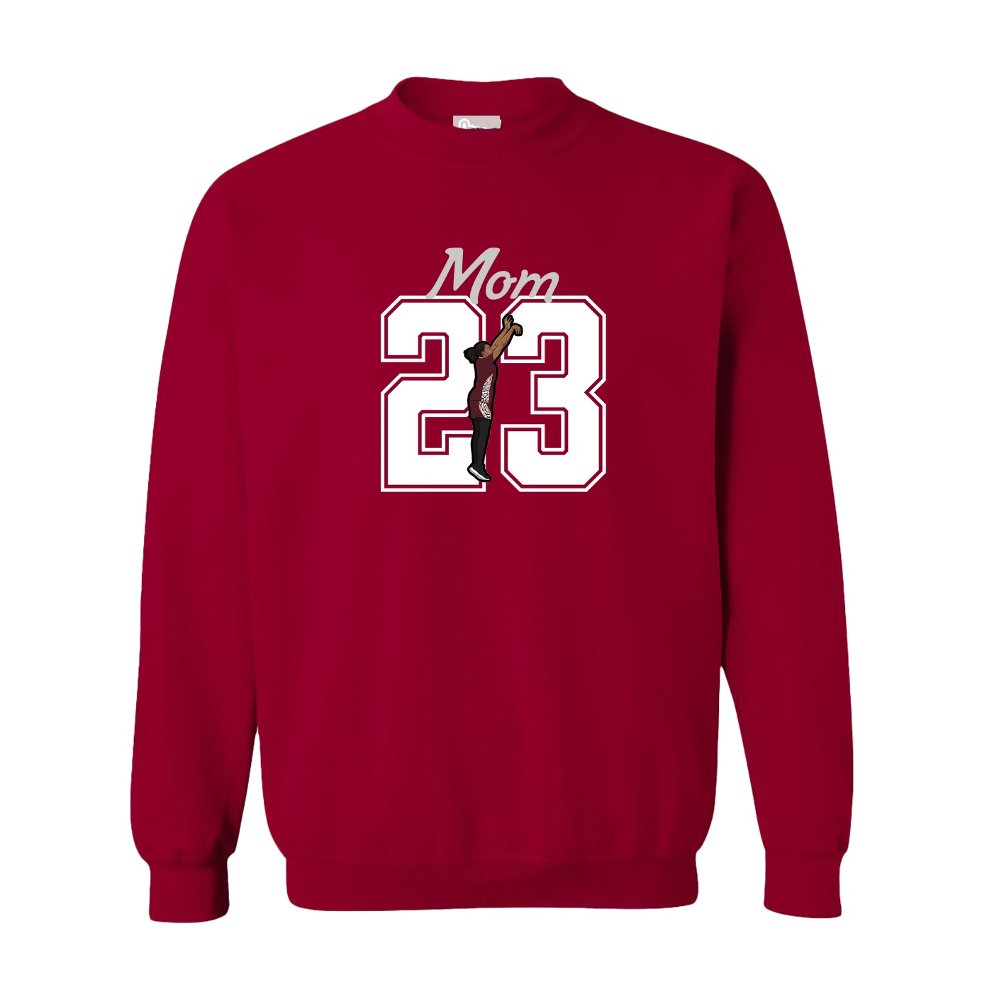 Fleece Crew — Mothers Day Shirsey in Cardinal
