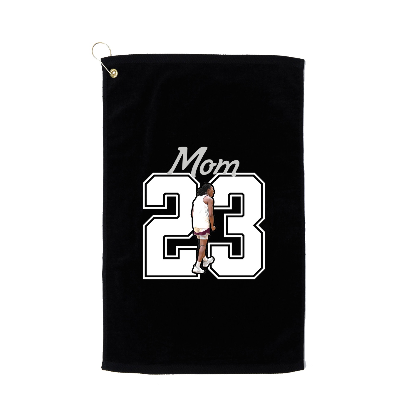 Golf Towel — Mothers Day Shirsey in Black