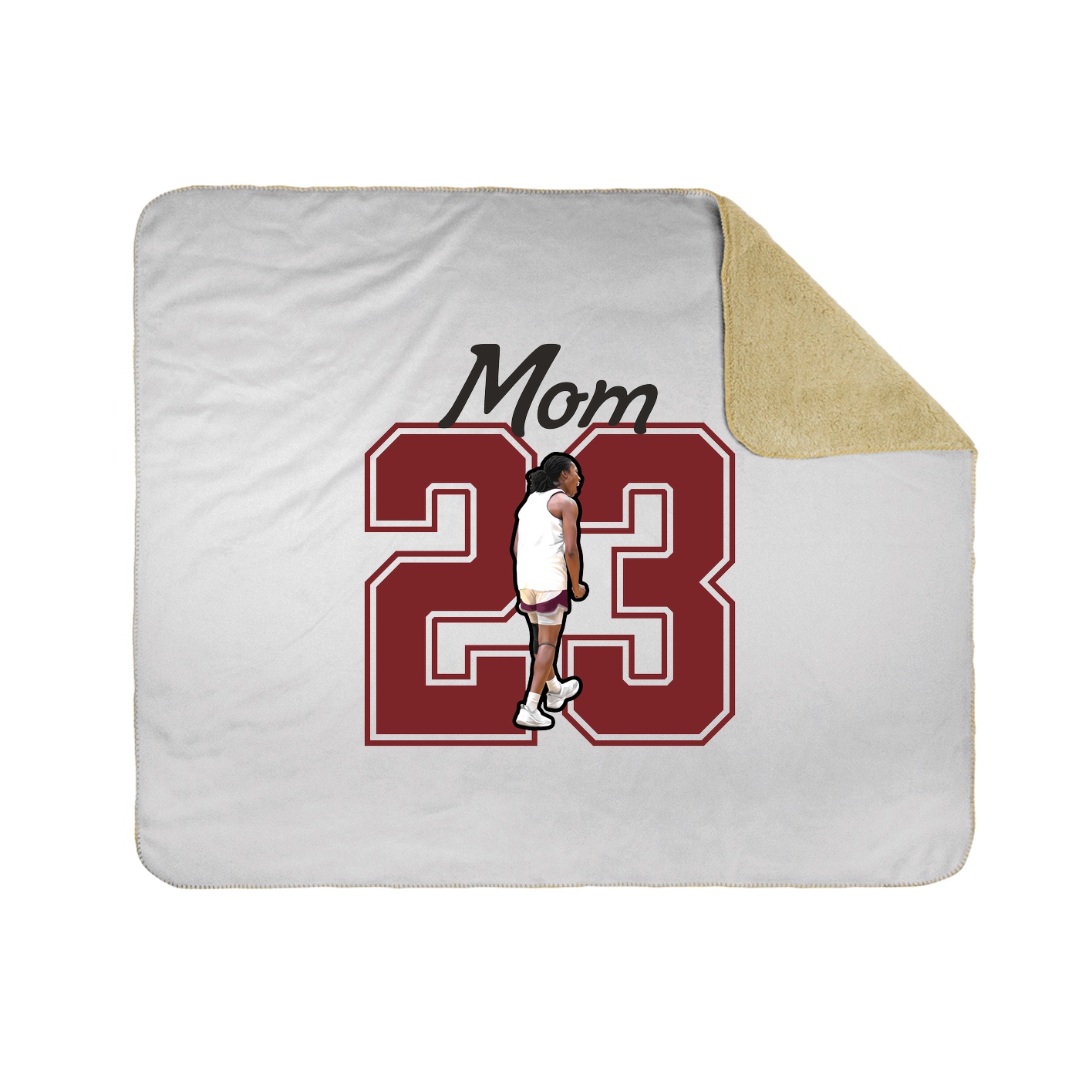 Throw Blanket — Mothers Day Shirsey in White