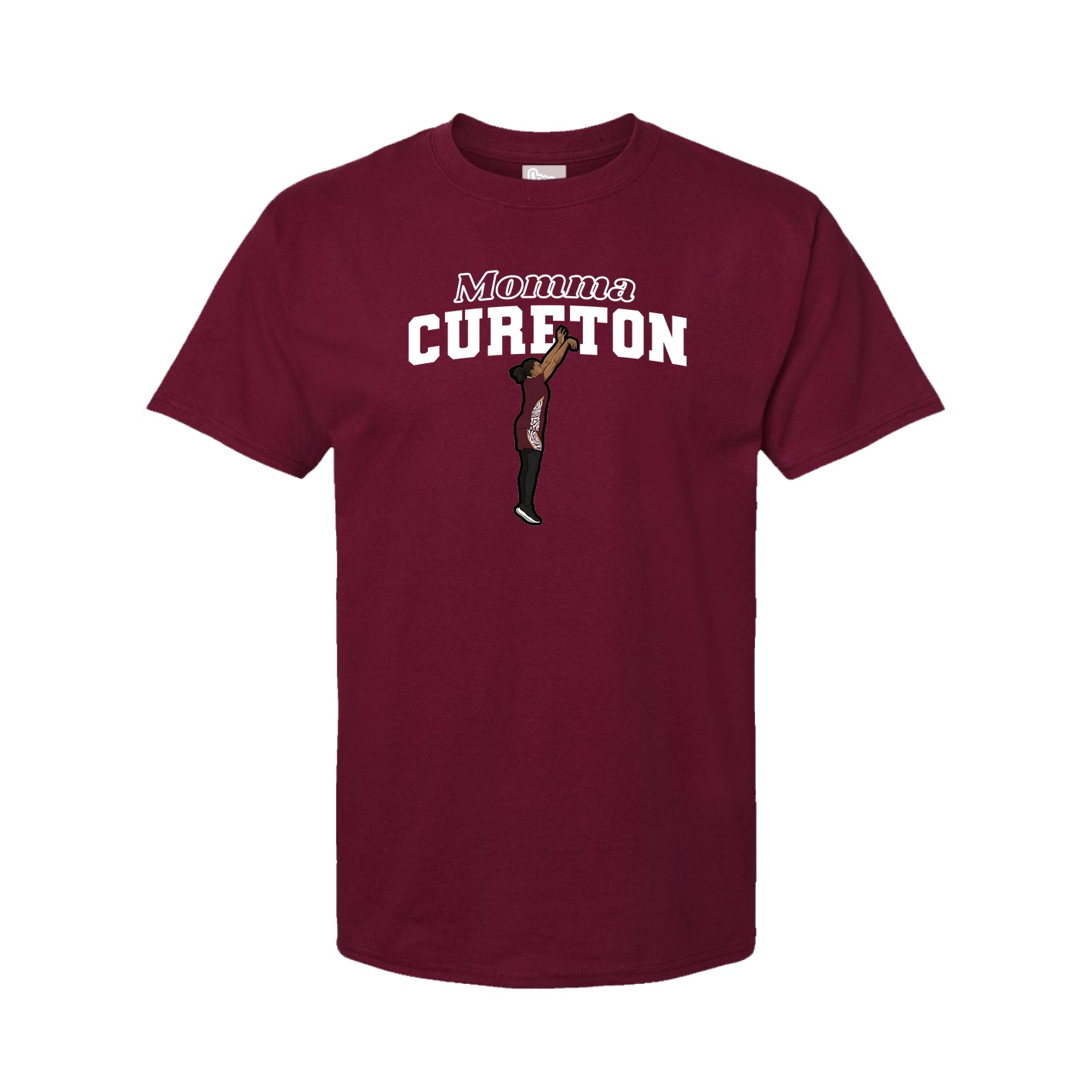 Youth Tee — Mothers Day Block in Cardinal