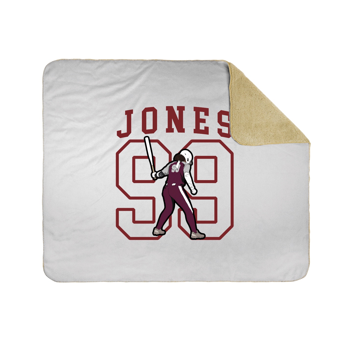 50x60 Sherpa Lined Throw Blanket