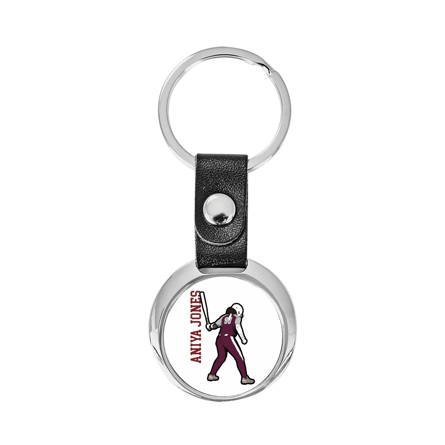 Key Chain — Name Vertical in Classic