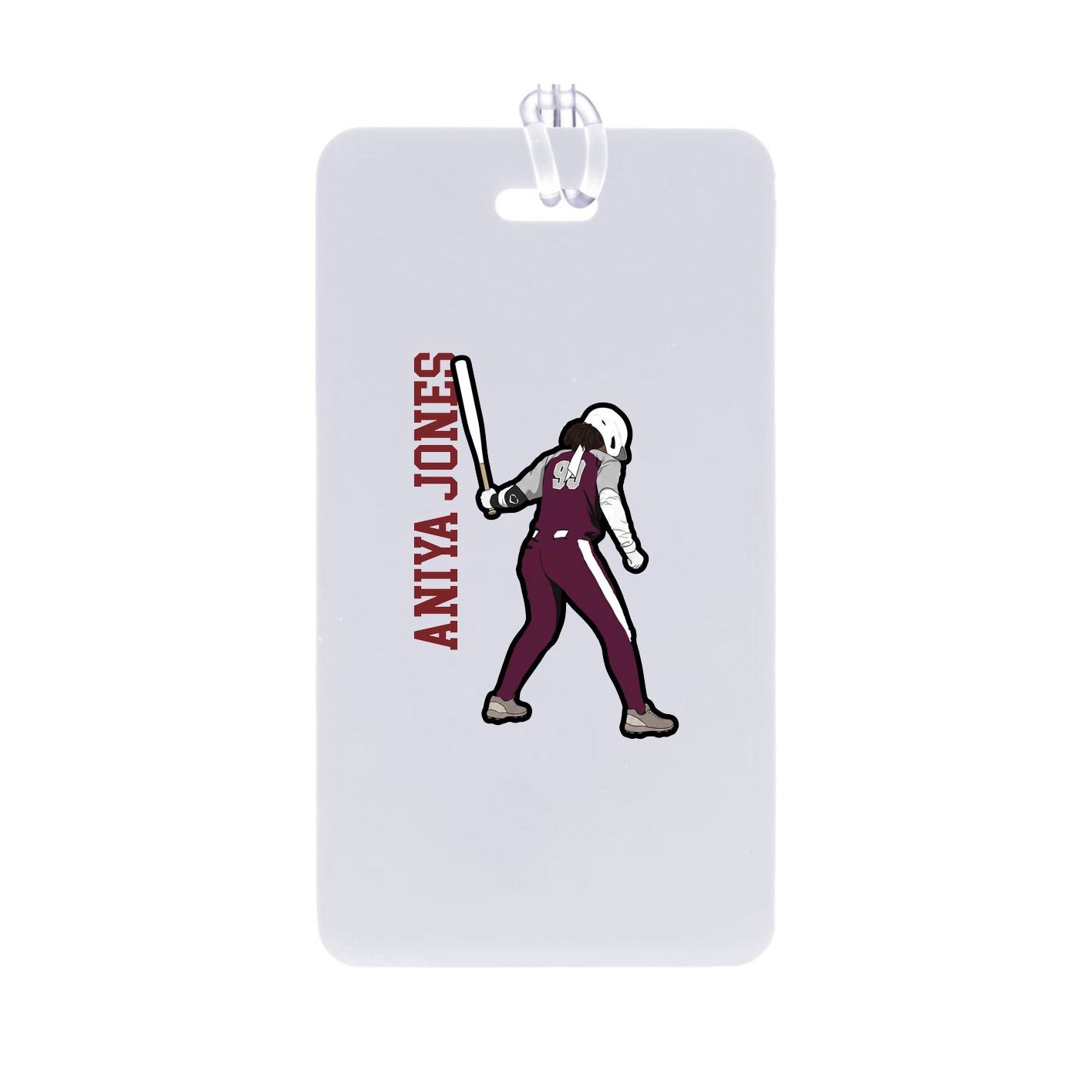 Bag Tag — Name Vertical in Classic