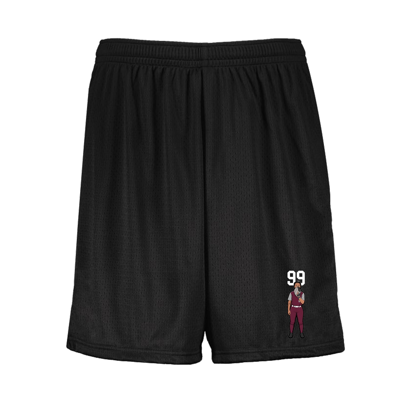 Shorts — Number Top in Black