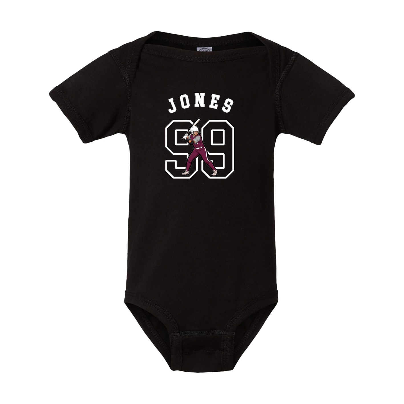 Baby Onesie — Shirsey Arch in Black