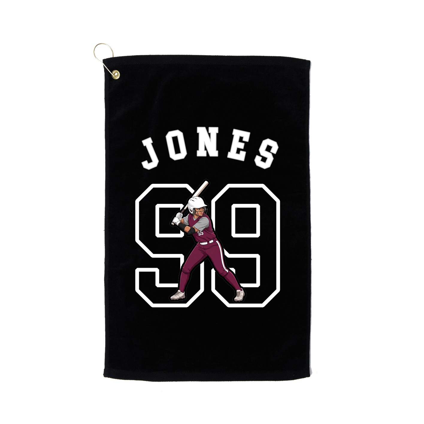 Golf Towel — Shirsey Arch in Black