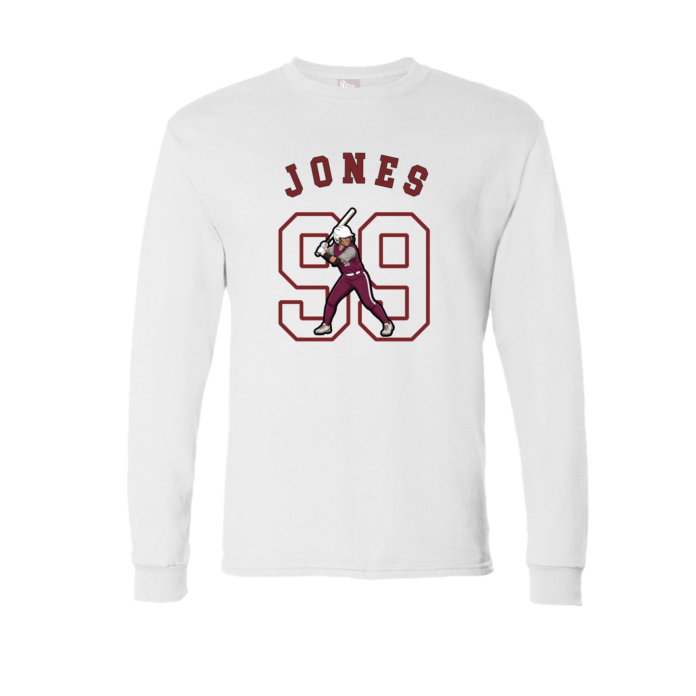 Long Sleeve Tee — Shirsey Arch in White
