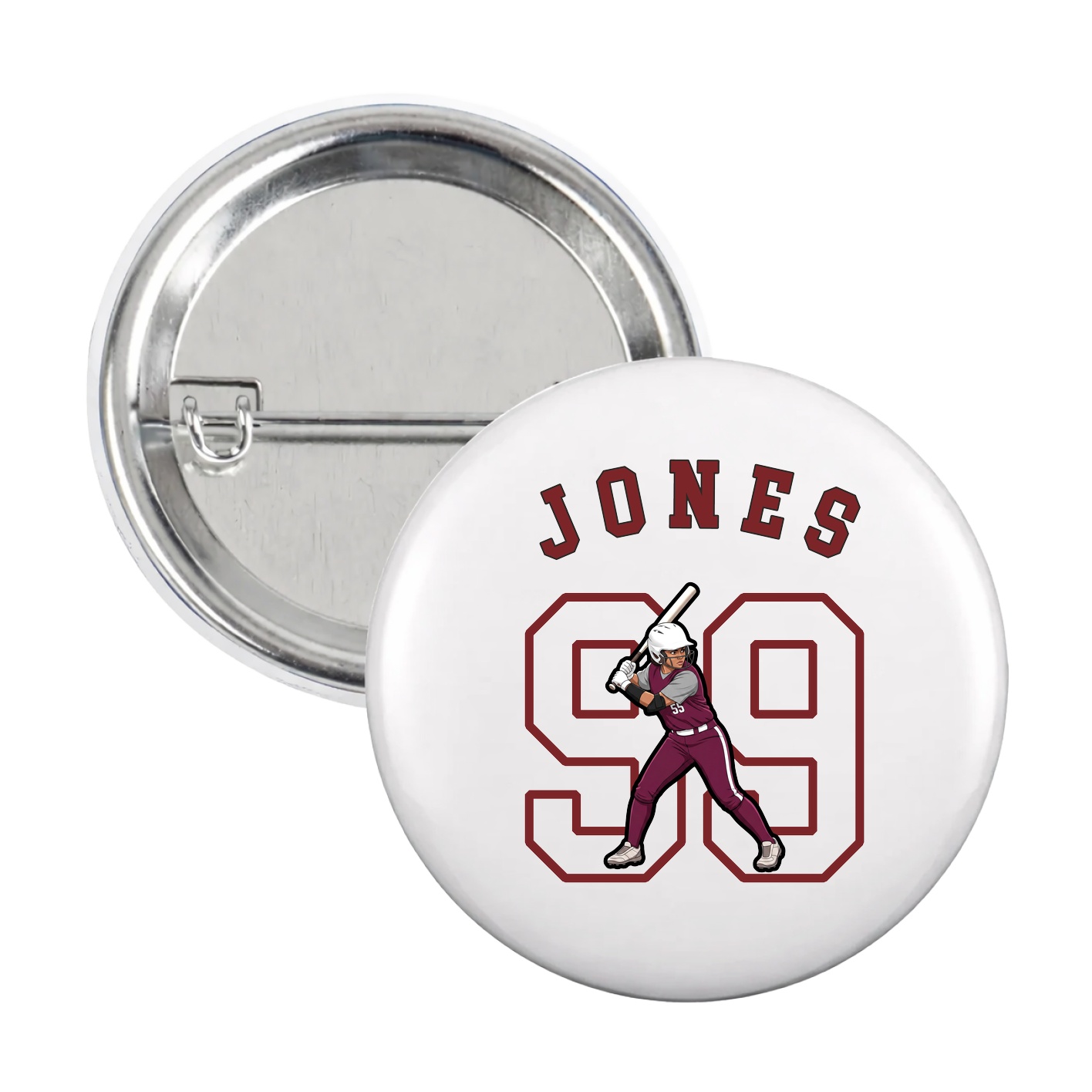 Game Day Button — Shirsey Arch in White