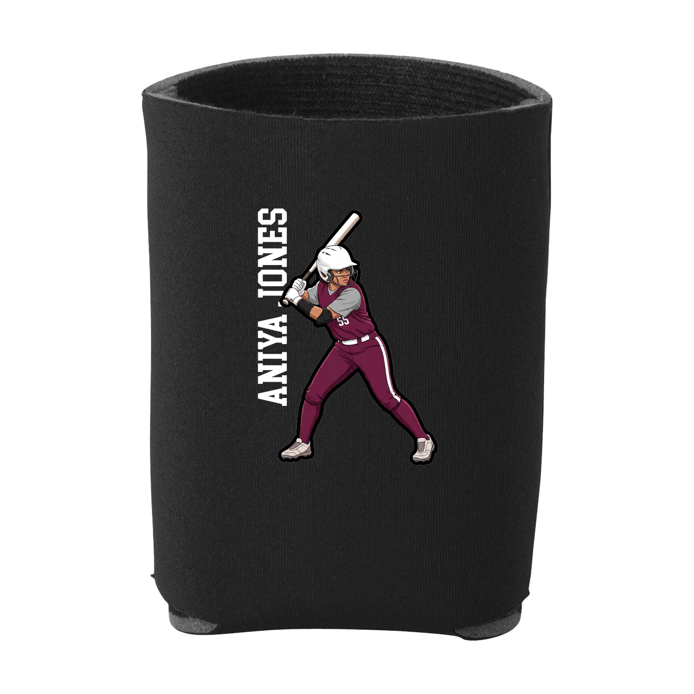 Can Holder — Name Vertical in Black