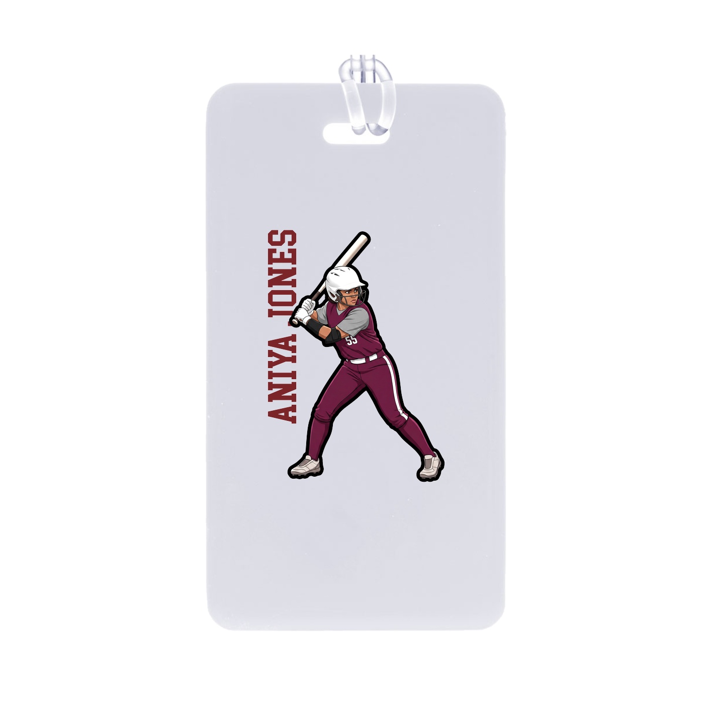 Bag Tag — Name Vertical in Classic