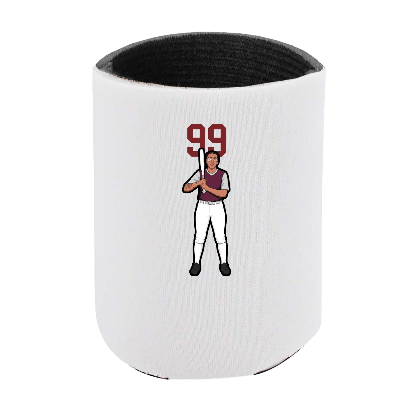 Can Holder — Number Top in White
