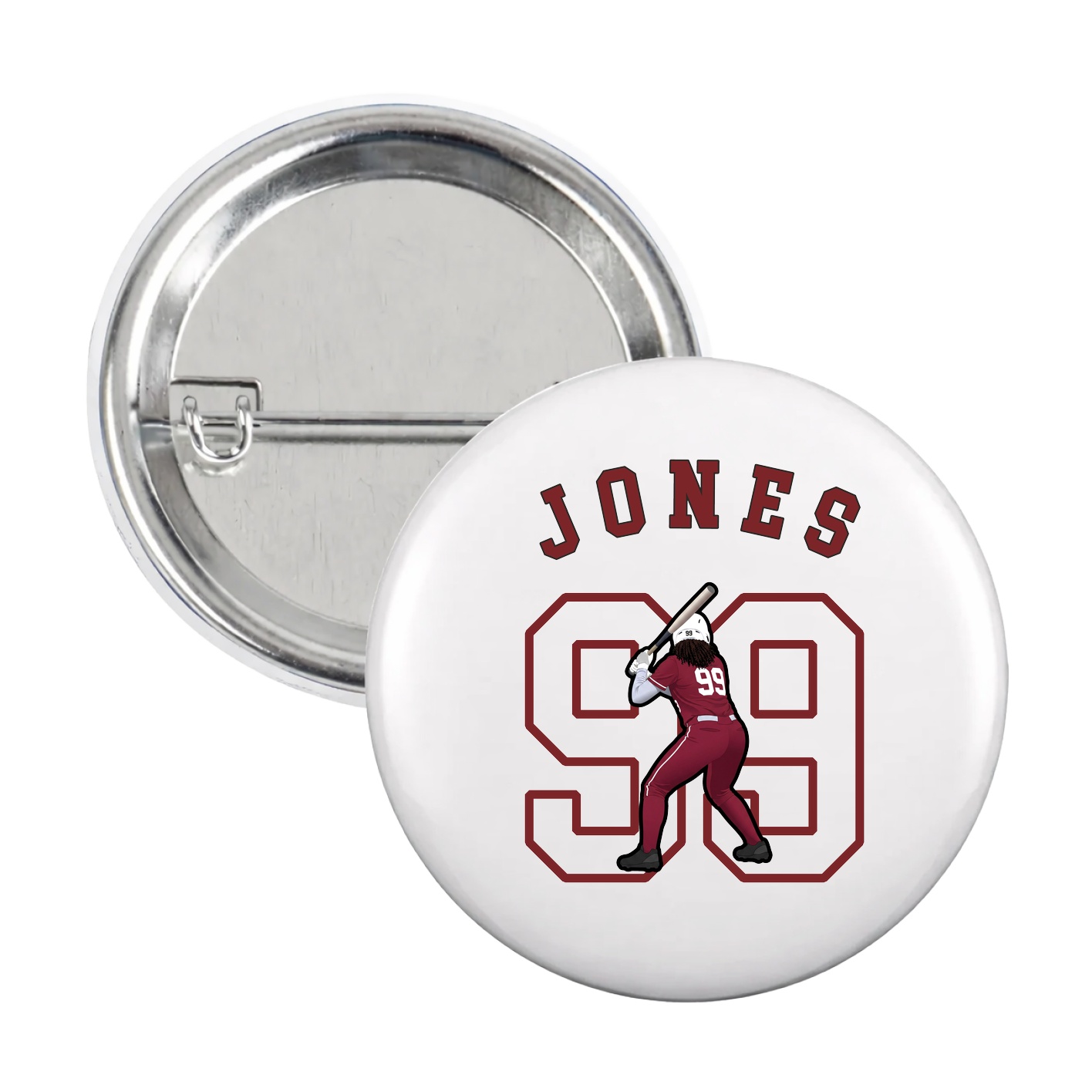Game Day Button — Shirsey Arch in White