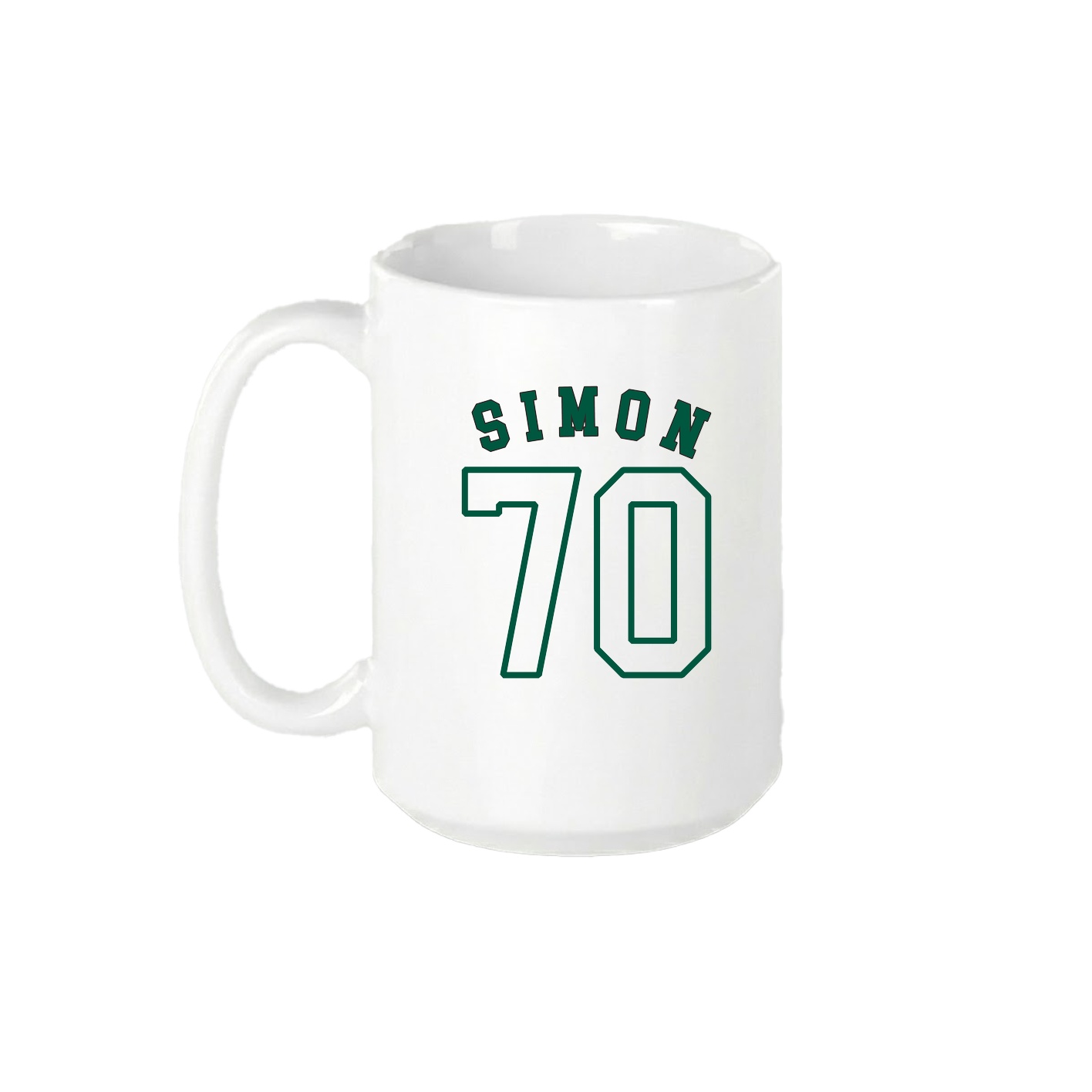 15oz Coffee Mug — Shirsey Arch in White