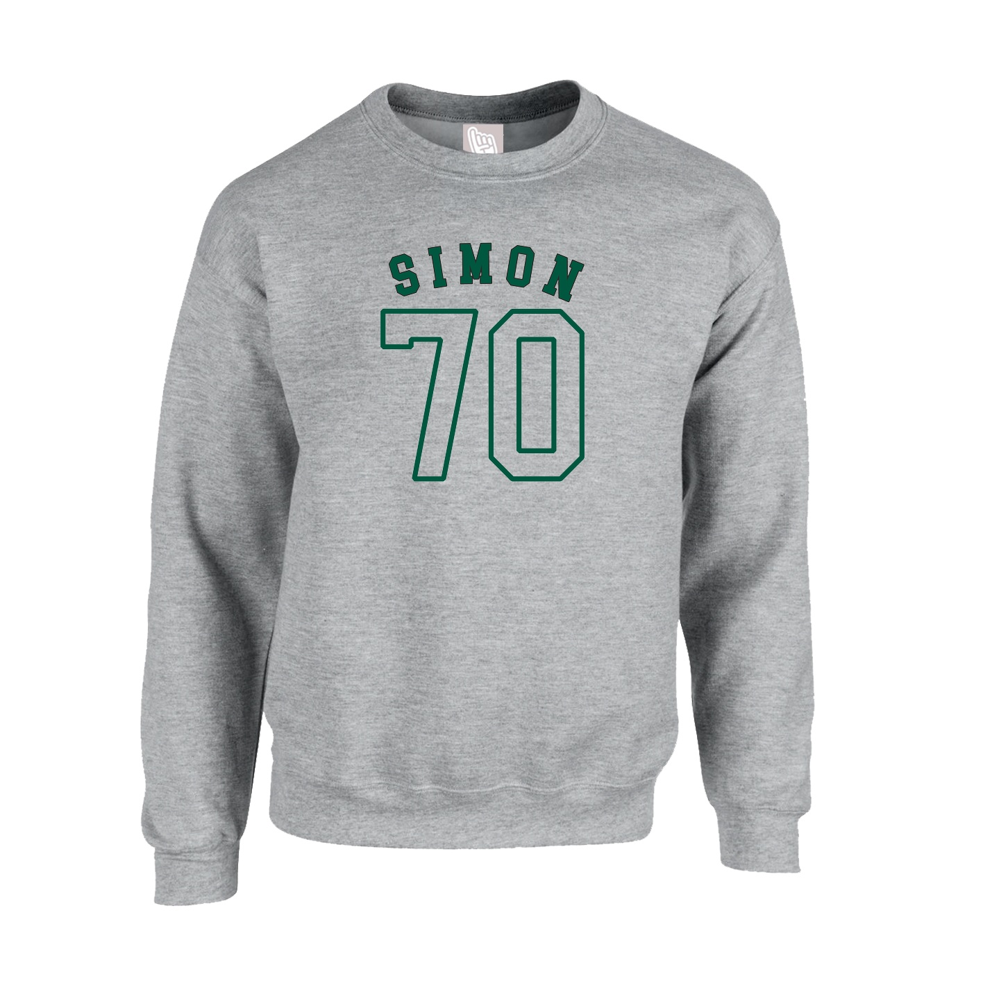 Fleece Crew — Shirsey Arch in Grey