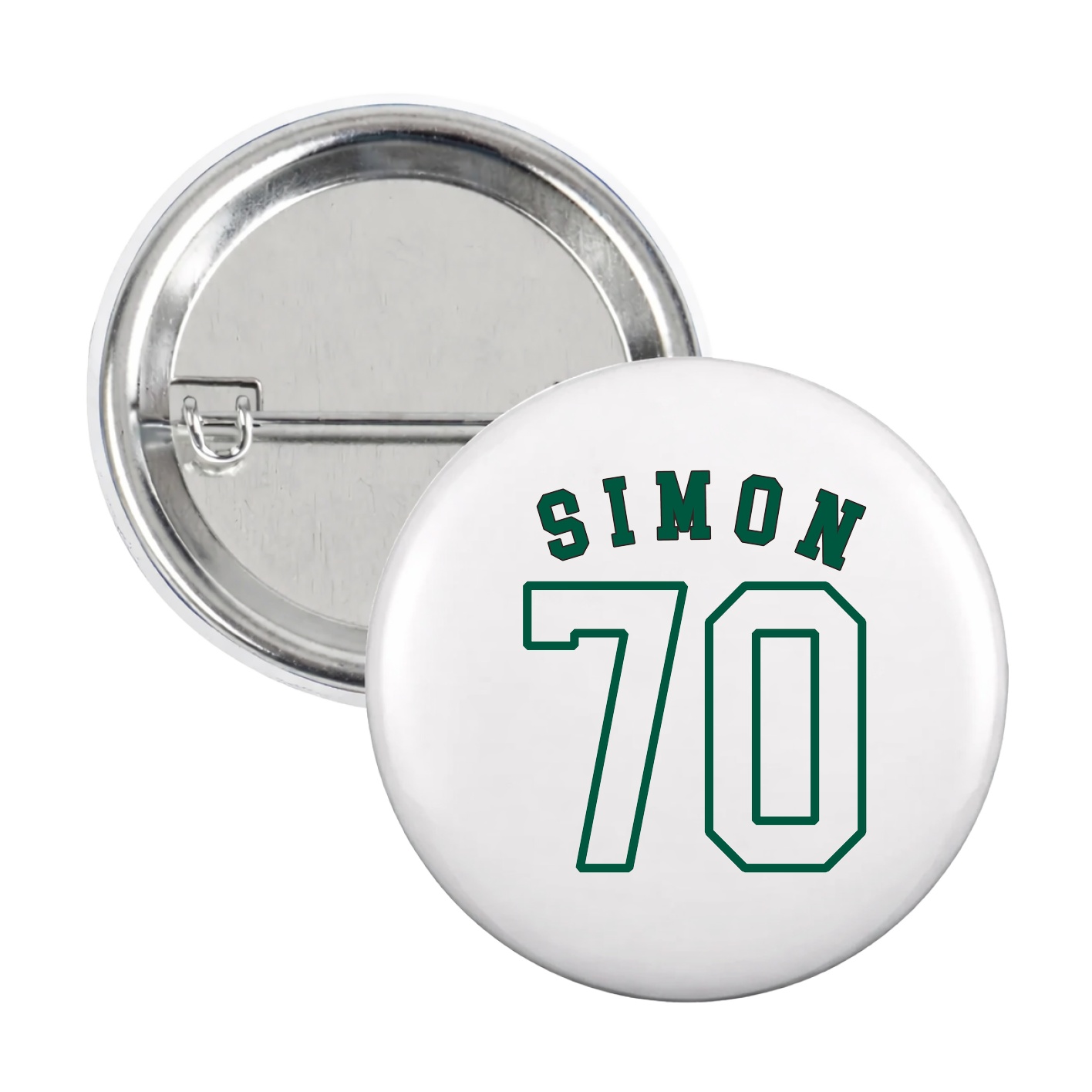 Game Day Button — Shirsey Arch in White
