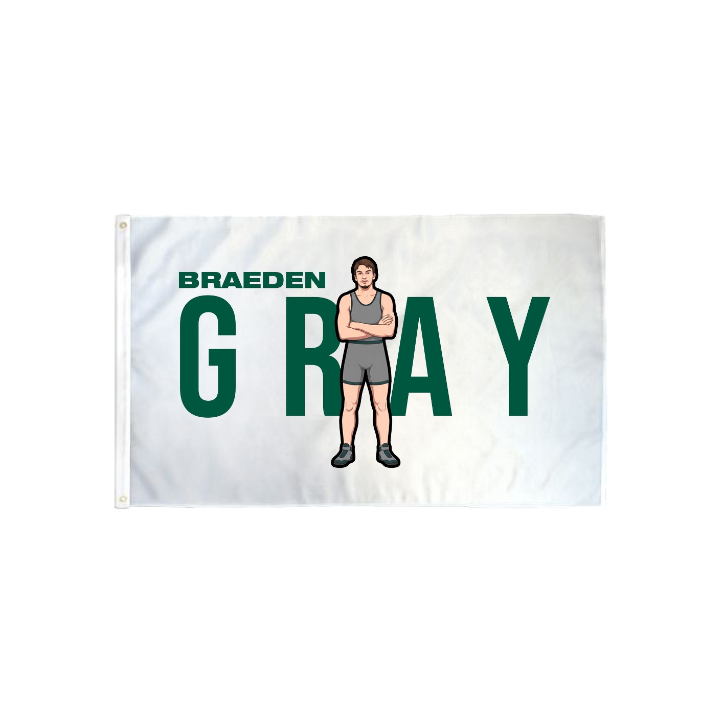 3x5 Flag — Player Name in Classic