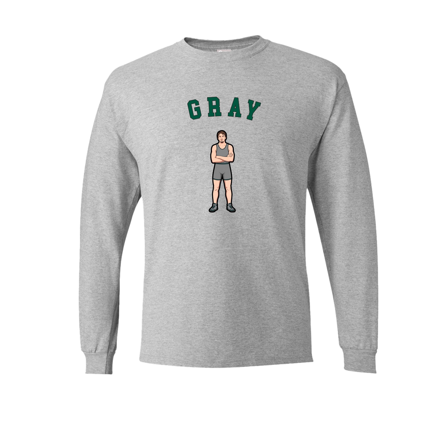 Long Sleeve Tee — Shirsey Arch in Grey