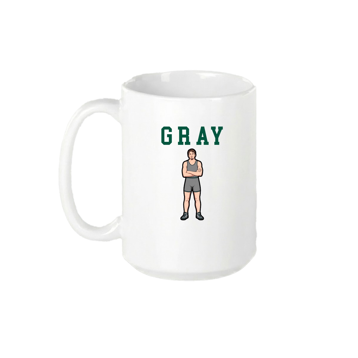 15oz Coffee Mug — Shirsey in White