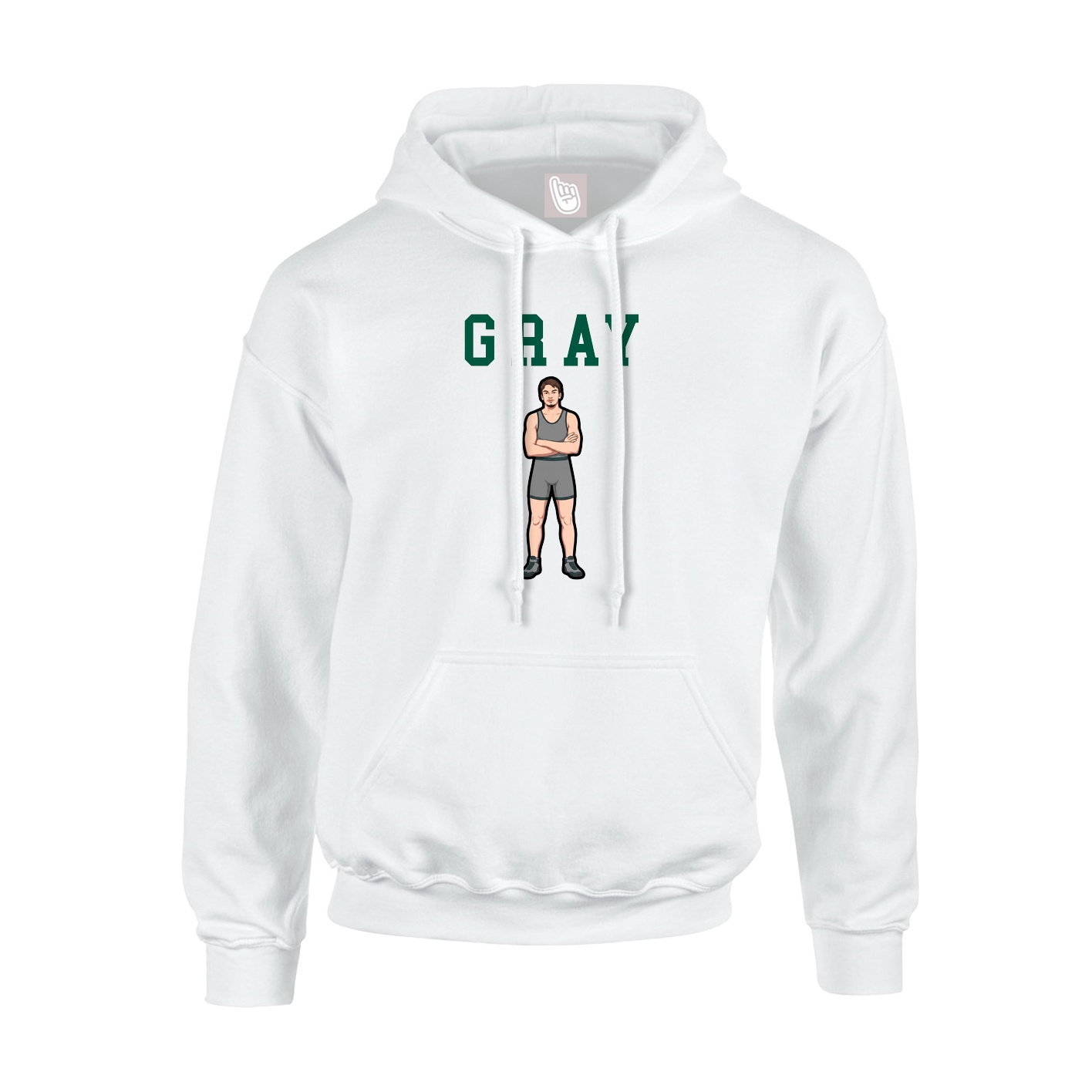 Youth Hoodie — Shirsey in White