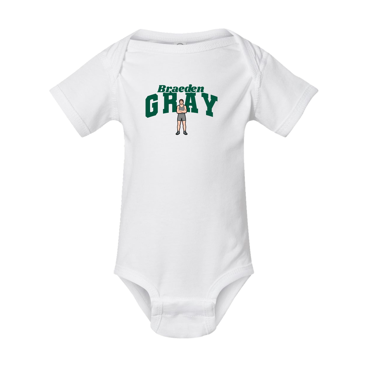 Baby Onesie — Signature Arch in White