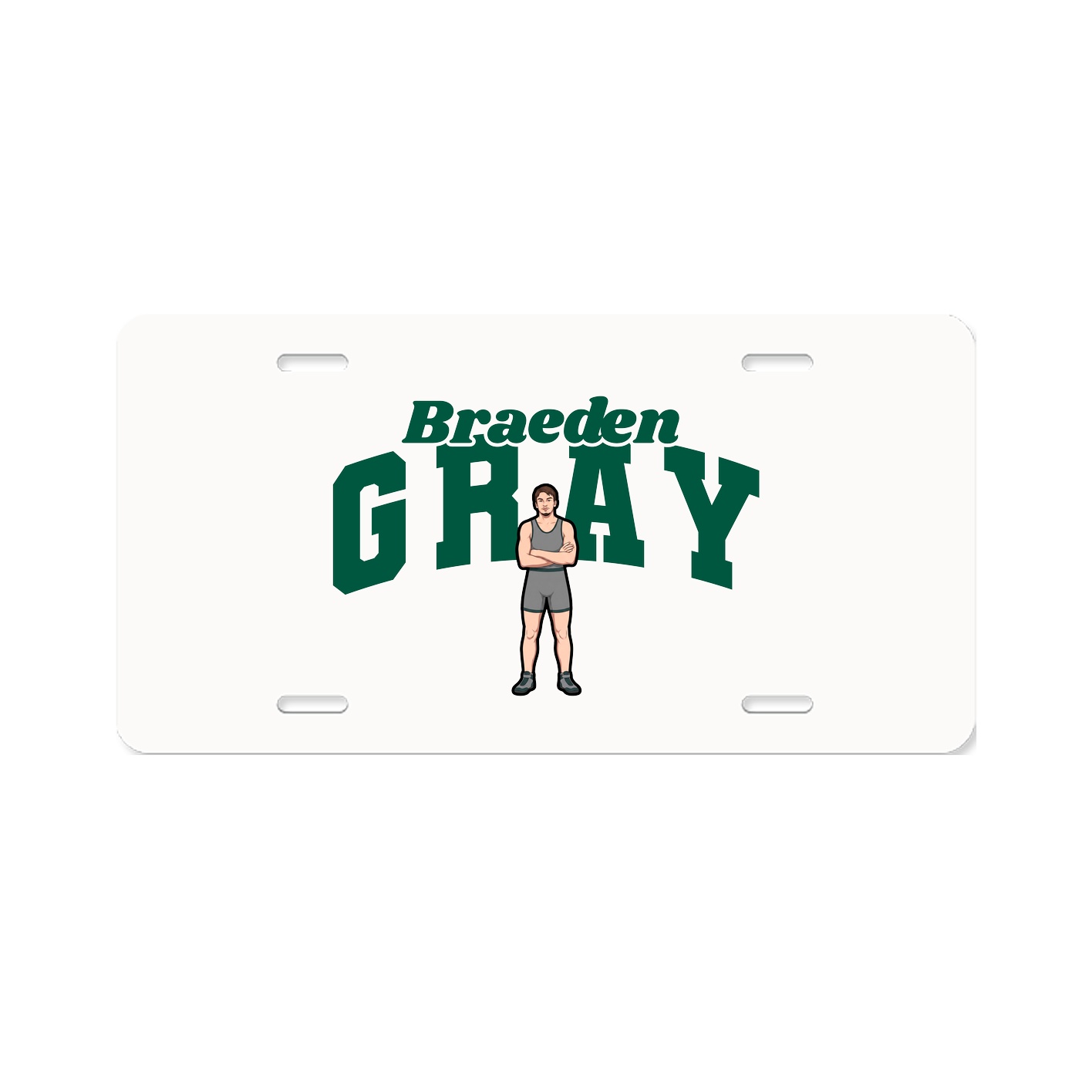 License Plate — Signature Arch in Classic