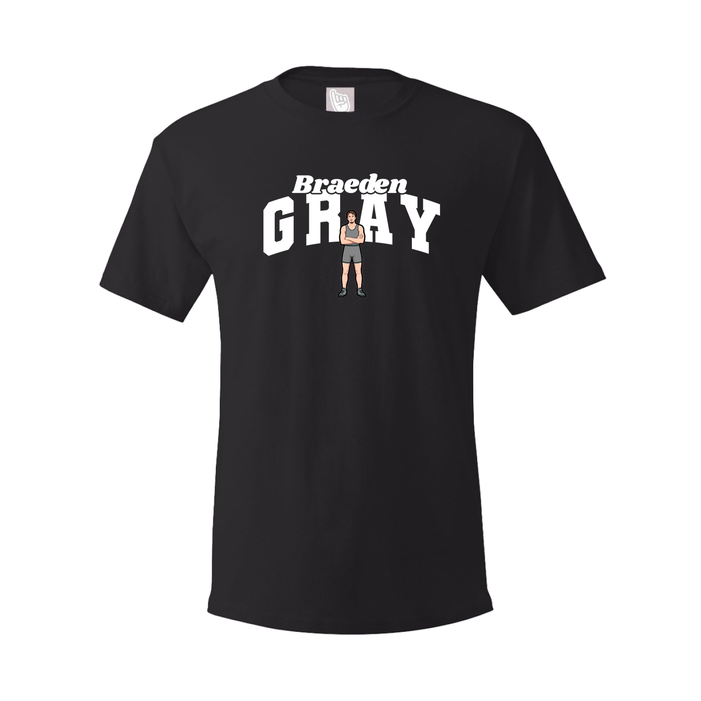 Tee — Signature Arch in Black