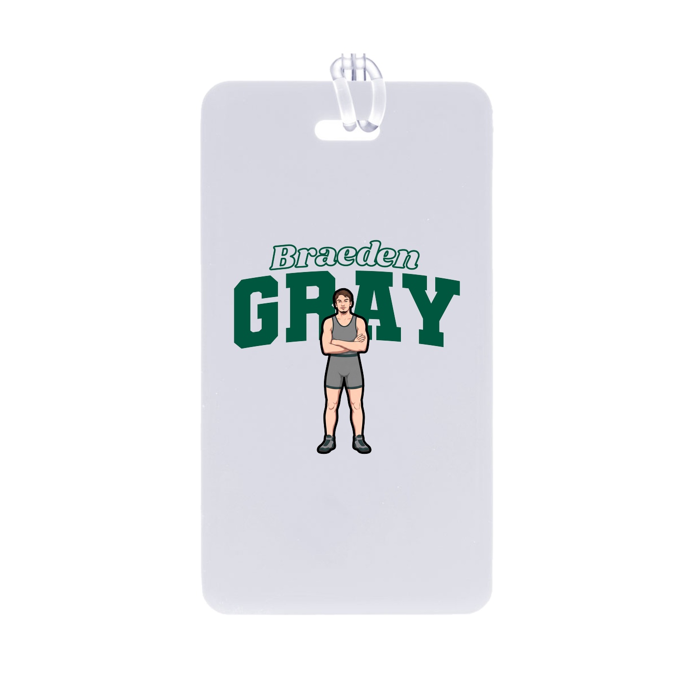 Bag Tag — Name Arch in Classic