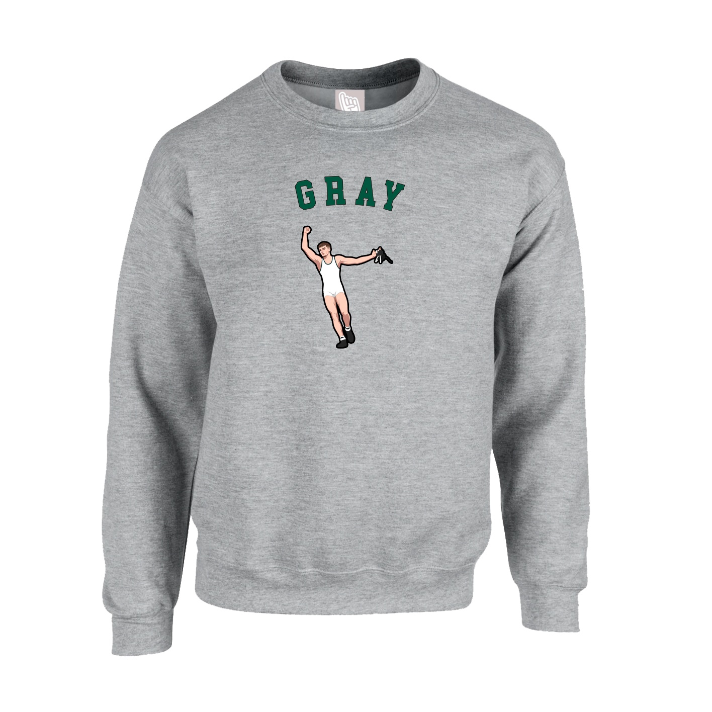 Fleece Crew — Shirsey Arch in Grey