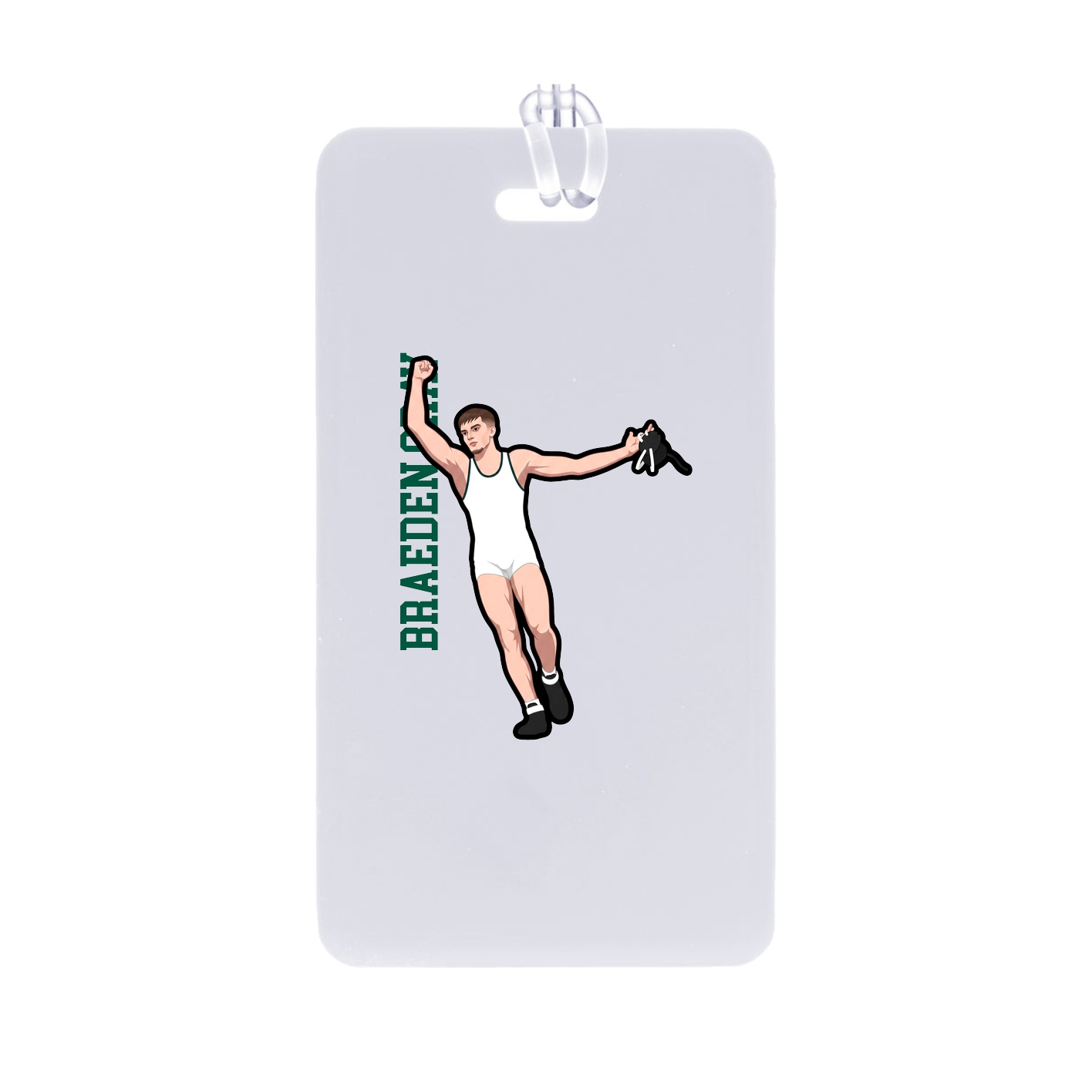 Bag Tag — Name Vertical in Classic