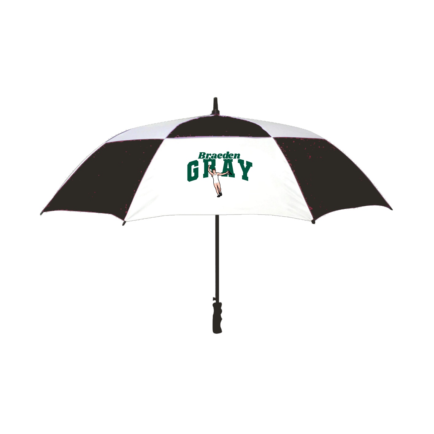 Golf Umbrella — Signature Arch in Black