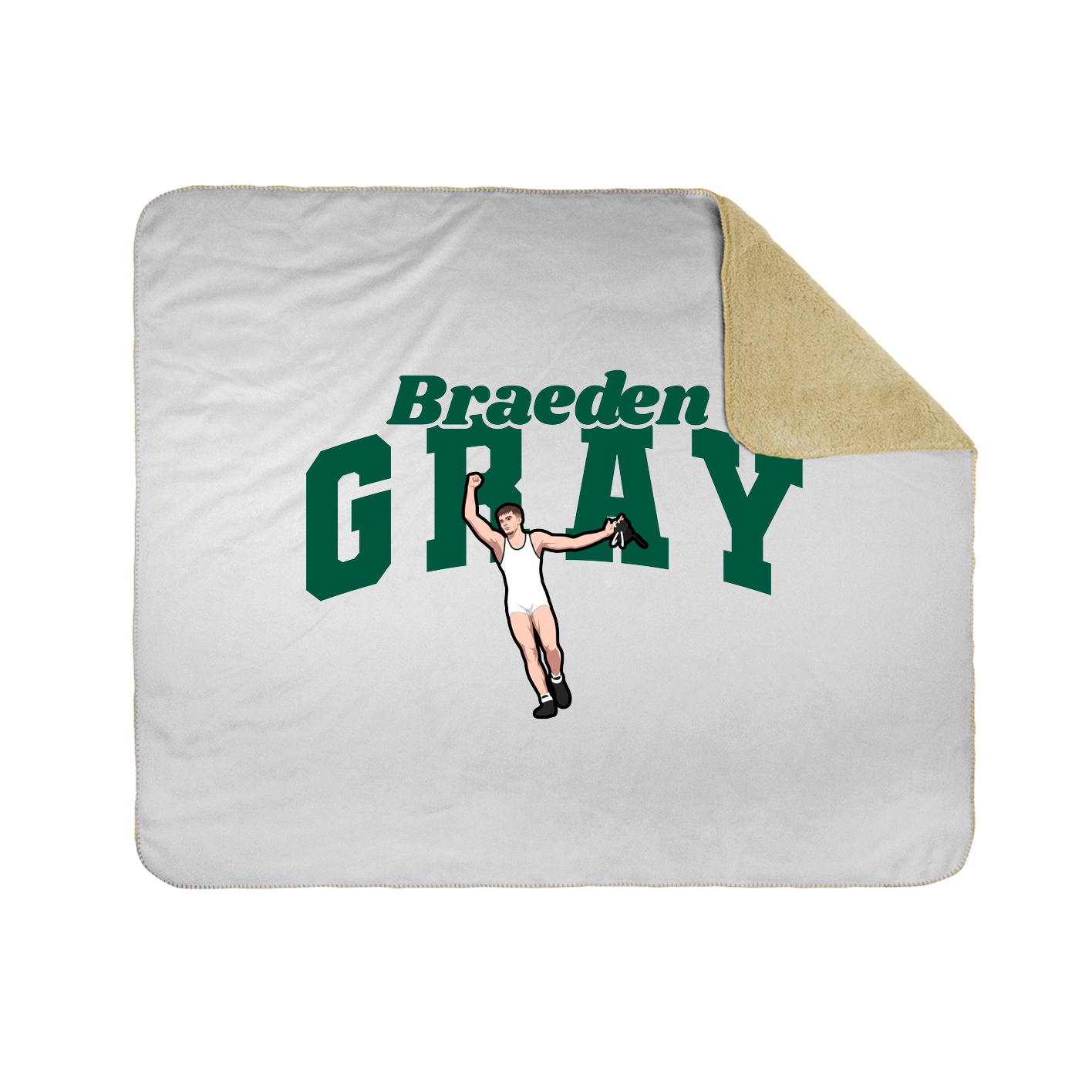 Throw Blanket — Signature Arch in White
