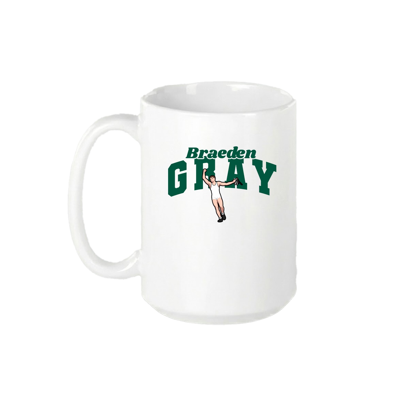 15oz Coffee Mug — Signature Arch in White