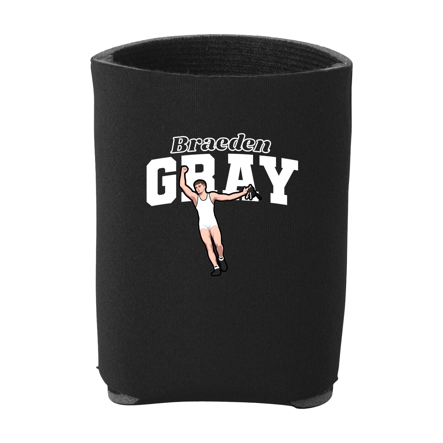 Can Holder — Name Arch in Black