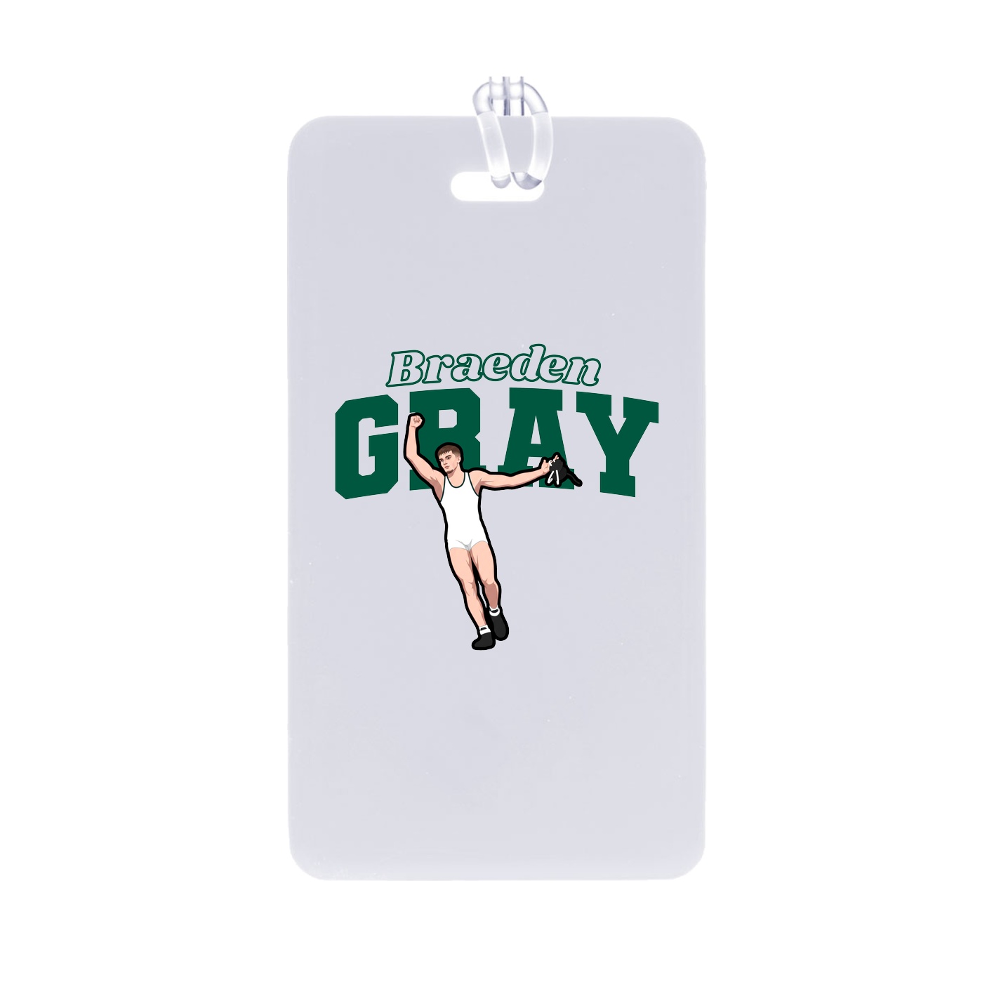 Bag Tag — Name Arch in Classic