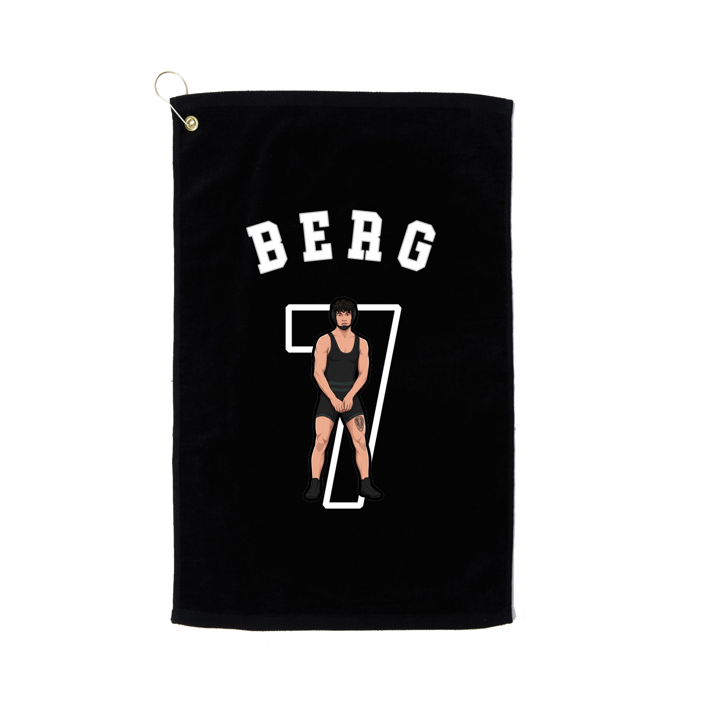 Golf Towel — Shirsey Arch in Black